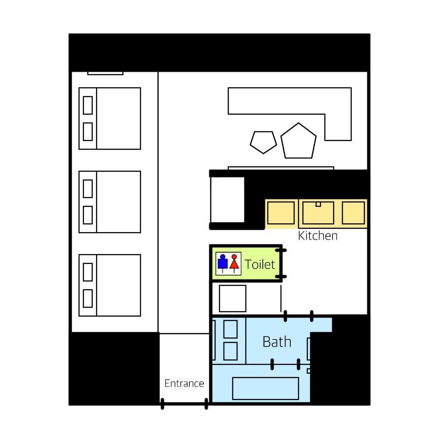 Aparthotel Grand Base Haruyoshi Fukuoka  Zewnętrze zdjęcie